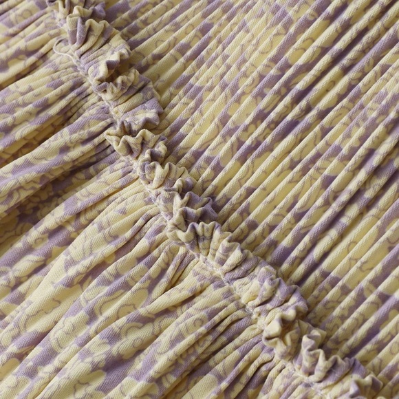 Cider Ditsy Ruffle Mini Skirt Size Medium - Picture 4 of 5